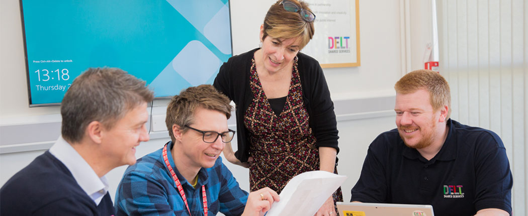 Delt Shared Services Our Vision & Values Header Image