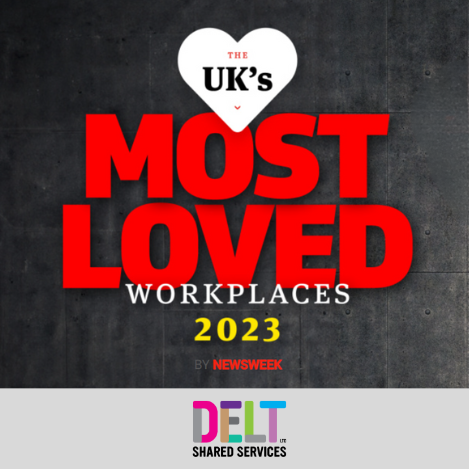 NEWS – Delt Shared Services Earns Place on Newsweek’s list of the Top 100 Most Loved Workplaces for 2023