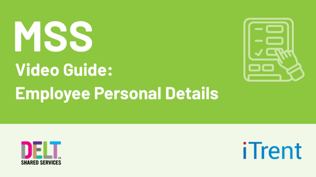 MSS personal details